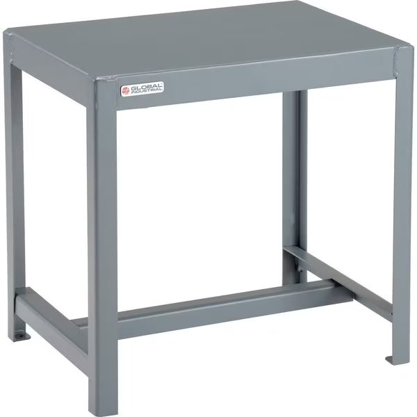Standard Machine Table, 14 Gauge Welded Top, 24W x 18D x 24H, Global Industrial, Mfr#: 493773